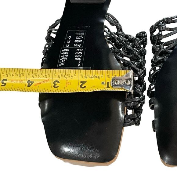 & Other Stories Leather Sandals, Black, Size 7.5 - Picture 11 of 16